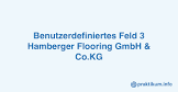 Benutzerdefiniertes Feld 3 Hamberger Flooring GmbH & Co.KG