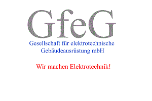 GfeG Gesellschaft für elektrotechnische Gebäudeausrüstung